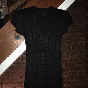 Black maxi French connection wrap dress